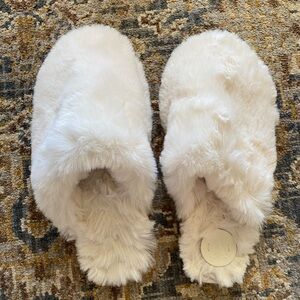 Anthropologie Fuzzy Slippers